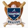 Hallmark MLB Atlanta Braves World Series Champions 2021 Ornament