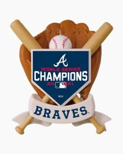 Hallmark MLB Atlanta Braves World Series Champions 2021 Ornament