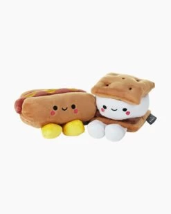 Toy store 17 Hallmark Better Together Hot Dog And S'More Magnetic Plush