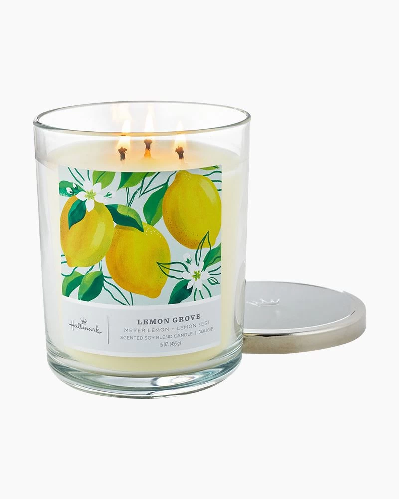 Hallmark Lemon Grove 3-Wick Jar Candle 1 Hallmark Lemon Grove 3-Wick Jar Candle