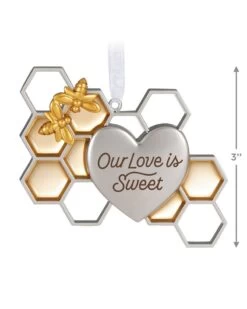 Hallmark Our Love Is Sweet Metal Ornament -Toy store 000500 1000617328 NoColor ALT5