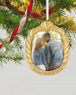 Hallmark We Tied The Knot! 2023 Metal Photo Frame Ornament