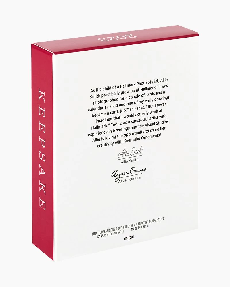 Hallmark We Tied The Knot! 2023 Metal Photo Frame Ornament 5 Hallmark We Tied The Knot! 2023 Metal Photo Frame Ornament - Image 5