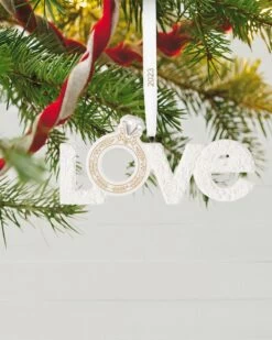 Hallmark We're Engaged! 2023 Porcelain Ornament