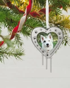 Hallmark Forever In Our Hearts Metal Photo Frame Pet Memorial Ornament