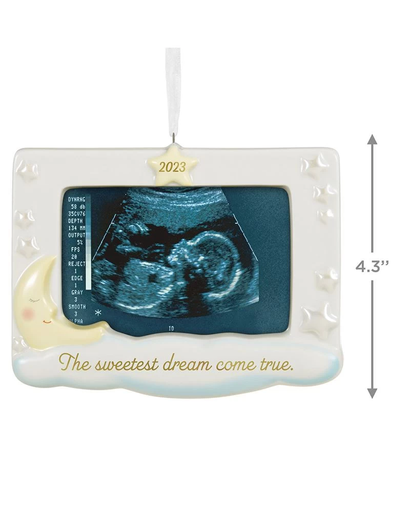 Hallmark Sweetest Dream Come True 2023 Porcelain Photo Frame Ornament 6 Hallmark Sweetest Dream Come True 2023 Porcelain Photo Frame Ornament - Image 6