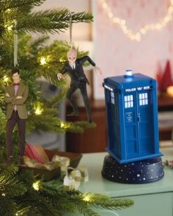 Hallmark Doctor Who 60th Anniversary TARDIS Tabletop Decoration With Light, Sound And Motion