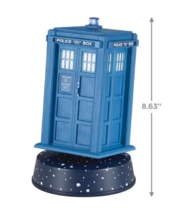 Hallmark Doctor Who 60th Anniversary TARDIS Tabletop Decoration With Light, Sound And Motion -Toy store 000500 1000619722 NoColor ALT3