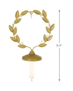 Hallmark Golden Wreath Metal Ornament And Stocking Hanger -Toy store 000500 1000619729 NoColor ALT3