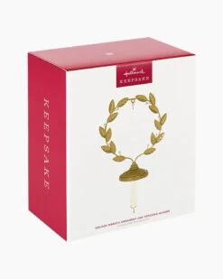 Hallmark Golden Wreath Metal Ornament And Stocking Hanger -Toy store 000500 1000619729 NoColor ALT4