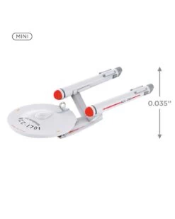 Hallmark Mini Star Trek™ U.S.S. Enterprise NCC-1701 Ornament -Toy store 000500 1000621913 NoColor ALT3
