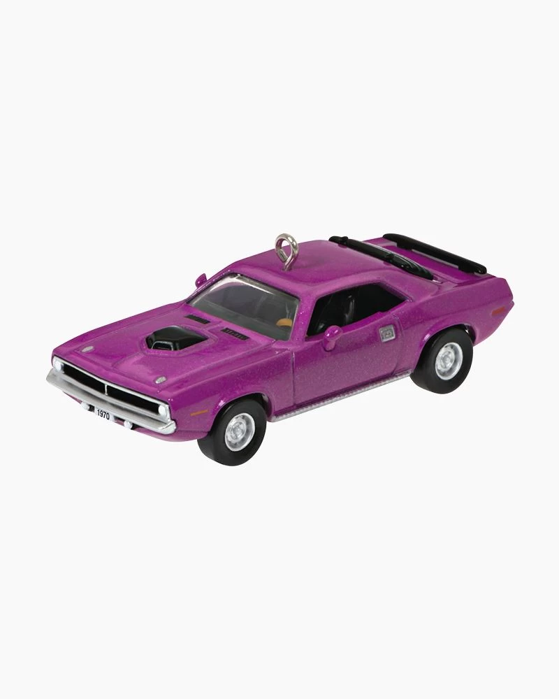 Hallmark Mini Lil' Classic Cars 1970 Plymouth Hemi® 'Cuda 2023 Metal Ornament 2 Hallmark Mini Lil' Classic Cars 1970 Plymouth Hemi® 'Cuda 2023 Metal Ornament - Image 2