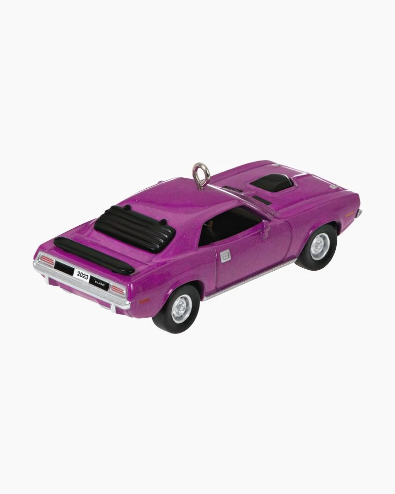 Hallmark Mini Lil' Classic Cars 1970 Plymouth Hemi® 'Cuda 2023 Metal Ornament 3 Hallmark Mini Lil' Classic Cars 1970 Plymouth Hemi® 'Cuda 2023 Metal Ornament - Image 3