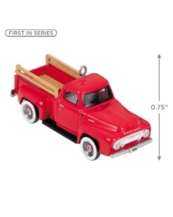 Hallmark Mini Lil' American Trucks 1954 Mercury M-100 2023 Metal Ornament 9 Hallmark Mini Lil' American Trucks 1954 Mercury M-100 2023 Metal Ornament -Toy store 000500 1000621931 NoColor ALT3