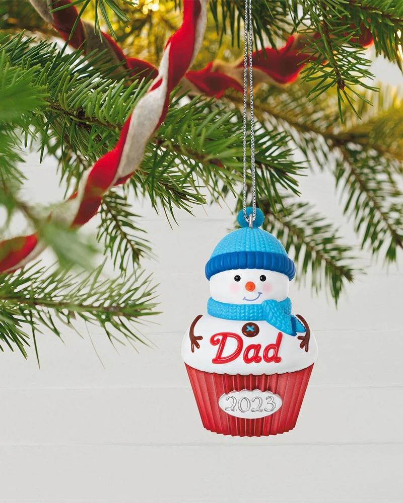 Hallmark Dad Cupcake 2023 Ornament 1 Hallmark Dad Cupcake 2023 Ornament