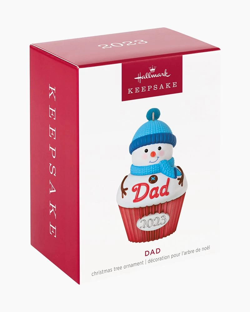 Hallmark Dad Cupcake 2023 Ornament 5 Hallmark Dad Cupcake 2023 Ornament - Image 5