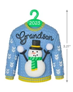 Hallmark Grandson Christmas Sweater 2023 Ornament -Toy store 000500 1000621941 NoColor ALT3