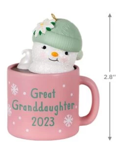 Hallmark Great-Granddaughter Hot Cocoa Mug 2023 Ornament 9 Hallmark Great-Granddaughter Hot Cocoa Mug 2023 Ornament -Toy store 000500 1000621942 NoColor ALT3