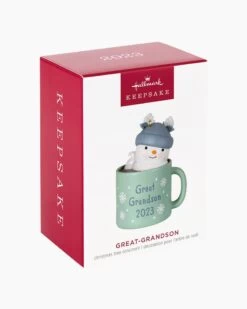 Hallmark Great-Grandson Hot Cocoa Mug 2023 Ornament -Toy store 000500 1000621943 NoColor ALT4