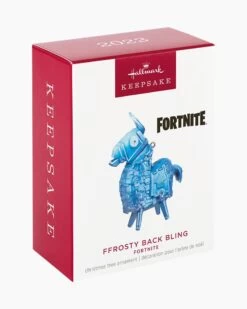 Hallmark Fortnite Ffrosty Back Bling Ornament -Toy store 000500 1000621950 NoColor ALT4