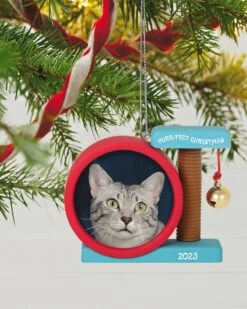 Hallmark Purr-fect Christmas 2023 Photo Frame Ornament