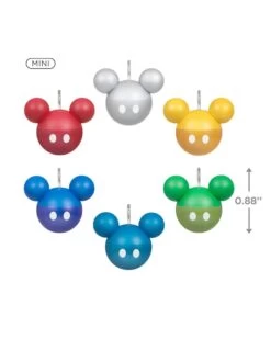 Hallmark Disney Mickey Mouse Ornaments (Set Of 6) -Toy store 000500 1000621972 NoColor ALT3