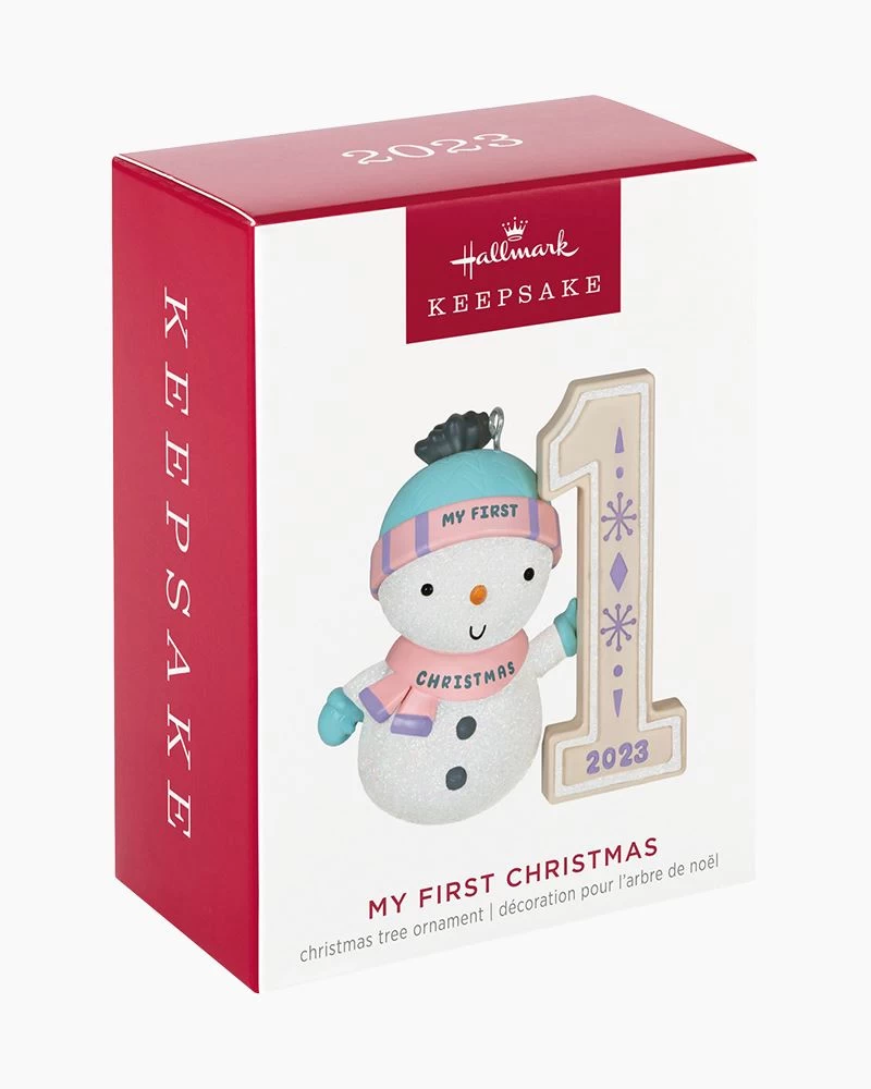 Hallmark My First Christmas Snowman 2023 Ornament 5 Hallmark My First Christmas Snowman 2023 Ornament - Image 5