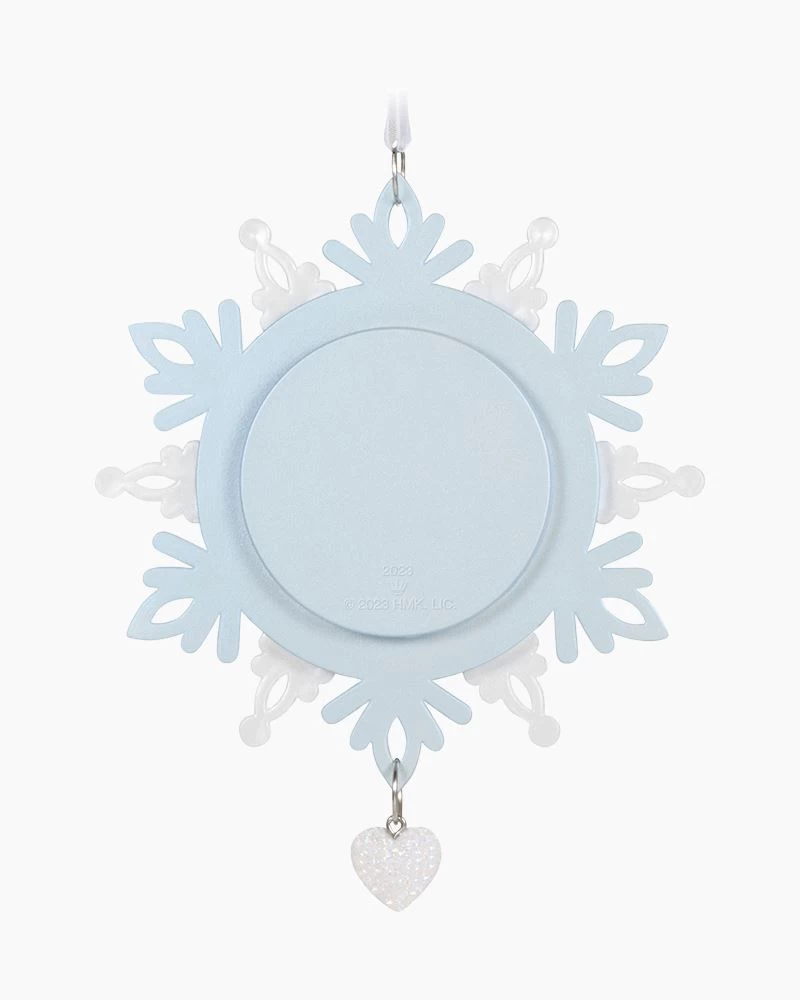 Hallmark Our First Christmas Together Snowflake 2023 Photo Frame Ornament 3 Hallmark Our First Christmas Together Snowflake 2023 Photo Frame Ornament - Image 3