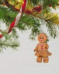 Hallmark Gingerbread Woman LEGO® Minifigure Ornament
