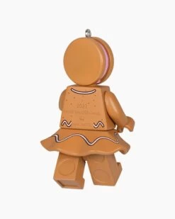 Hallmark Gingerbread Woman LEGO® Minifigure Ornament -Toy store 000500 1000621990 NoColor ALT2