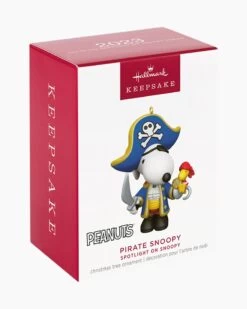 Hallmark Peanuts® Spotlight On Snoopy Pirate Snoopy Ornament -Toy store 000500 1000621995 NoColor ALT4