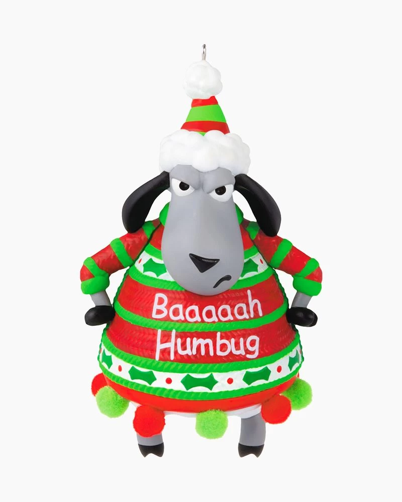 Hallmark Baaaaah Humbug! Ornament 2 Hallmark Baaaaah Humbug! Ornament - Image 2