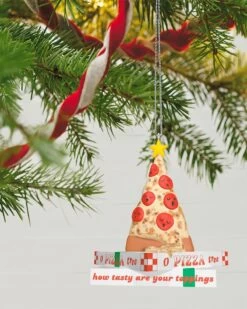 Hallmark O Pizza Tree Ornament