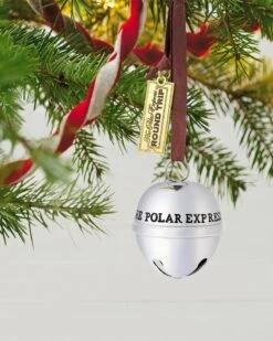 Hallmark The Polar Express™ Santa's Sleigh Bell 2023 Metal Ornament