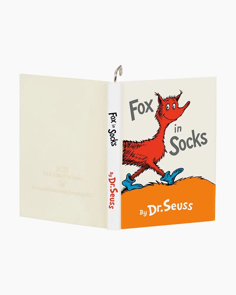 Hallmark Dr. Seuss's Fox In Socks™ Who Sews Whose Socks? Ornament 3 Hallmark Dr. Seuss's Fox In Socks™ Who Sews Whose Socks? Ornament - Image 3
