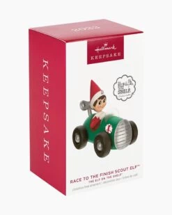 Hallmark The Elf On The Shelf® Race To The Finish Scout Elf™ Ornament -Toy store 000500 1000622026 NoColor ALT4