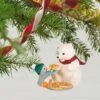 Hallmark Snowball And Tuxedo Sharing A Slice Ornament