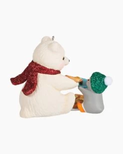 Hallmark Snowball And Tuxedo Sharing A Slice Ornament -Toy store 000500 1000622029 NoColor ALT2