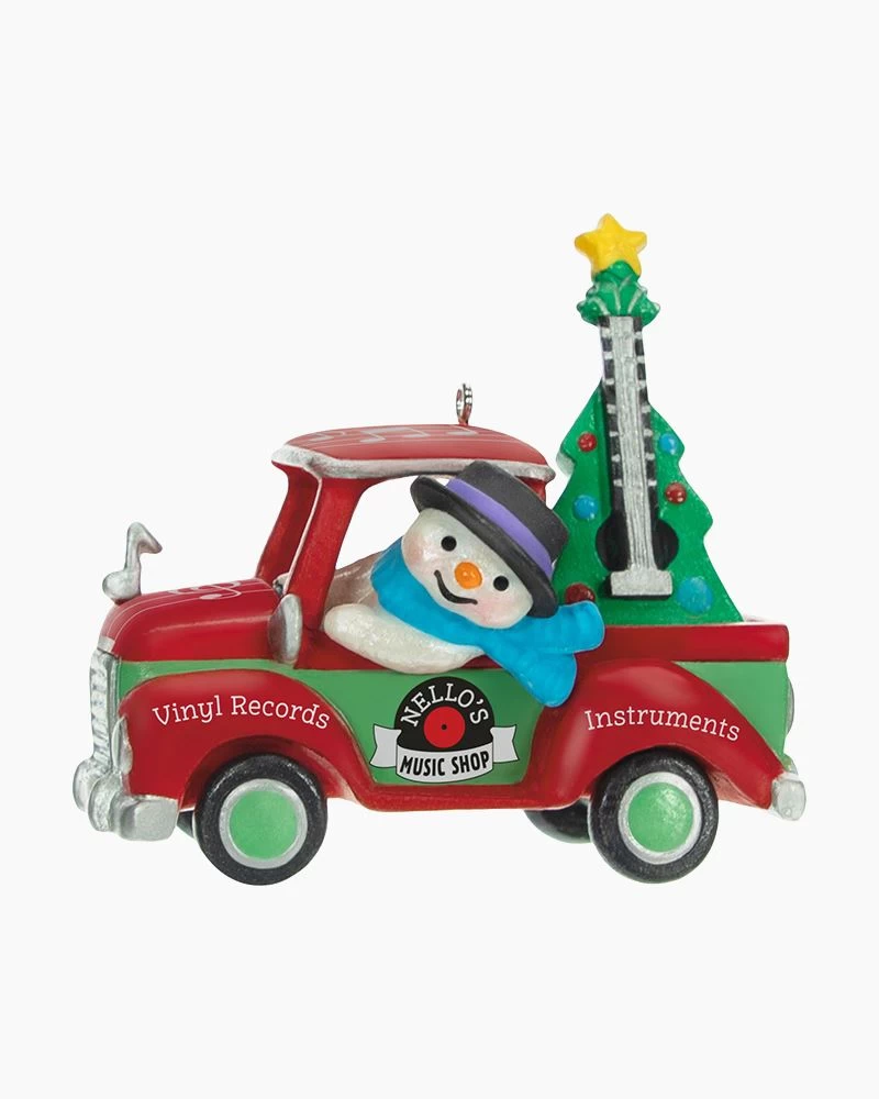 Hallmark Holiday Parade Nello's Music Shop Truck 2023 Ornament 2 Hallmark Holiday Parade Nello's Music Shop Truck 2023 Ornament - Image 2