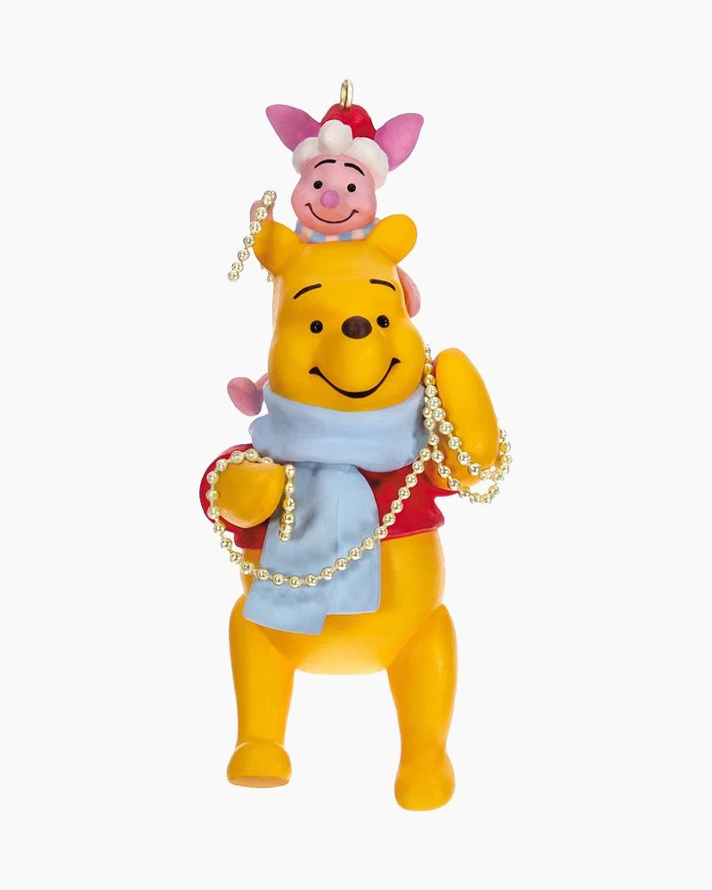 Hallmark Disney Winnie The Pooh Trimming The Tree Together Ornament 2 Hallmark Disney Winnie The Pooh Trimming The Tree Together Ornament - Image 2