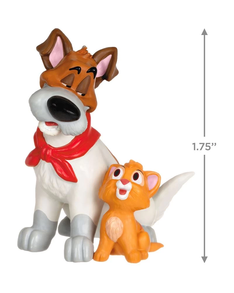 Hallmark Disney Oliver And Company 35th Anniversary Oliver And Dodger Ornament 4 Hallmark Disney Oliver And Company 35th Anniversary Oliver And Dodger Ornament - Image 4