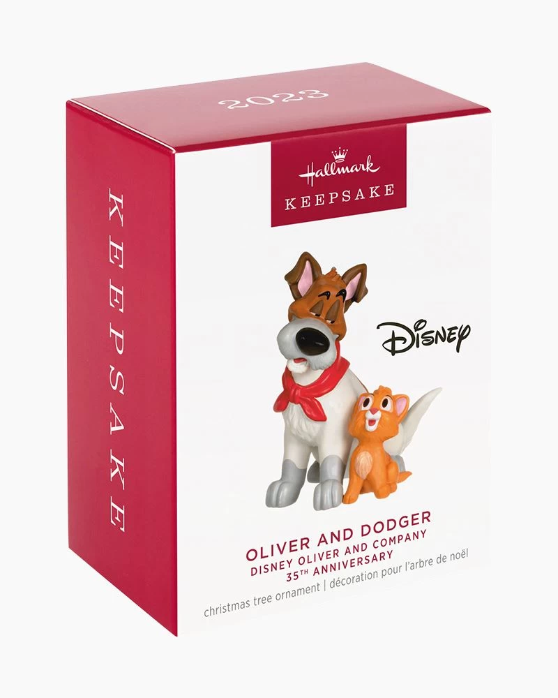 Hallmark Disney Oliver And Company 35th Anniversary Oliver And Dodger Ornament 5 Hallmark Disney Oliver And Company 35th Anniversary Oliver And Dodger Ornament - Image 5
