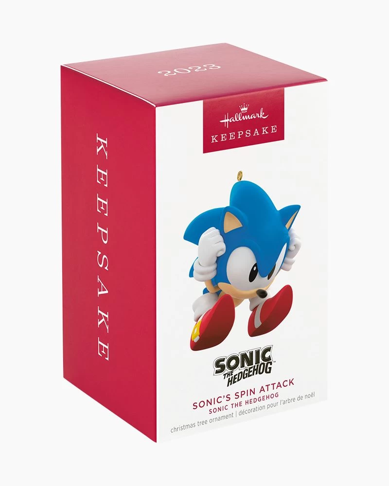 Hallmark Sonic The Hedgehog Sonic's Spin Attack Ornament 5 Hallmark Sonic The Hedgehog Sonic's Spin Attack Ornament - Image 5