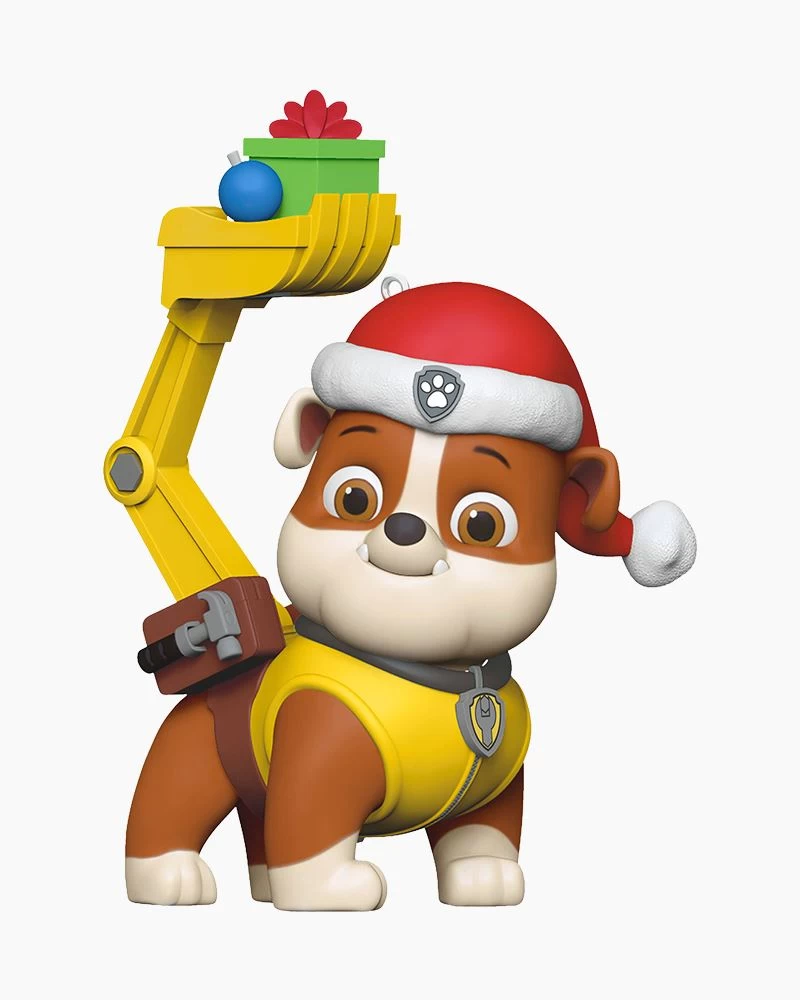 Hallmark Paw Patrol™ Rubble's Special Delivery Ornament 2 Hallmark Paw Patrol™ Rubble's Special Delivery Ornament - Image 2