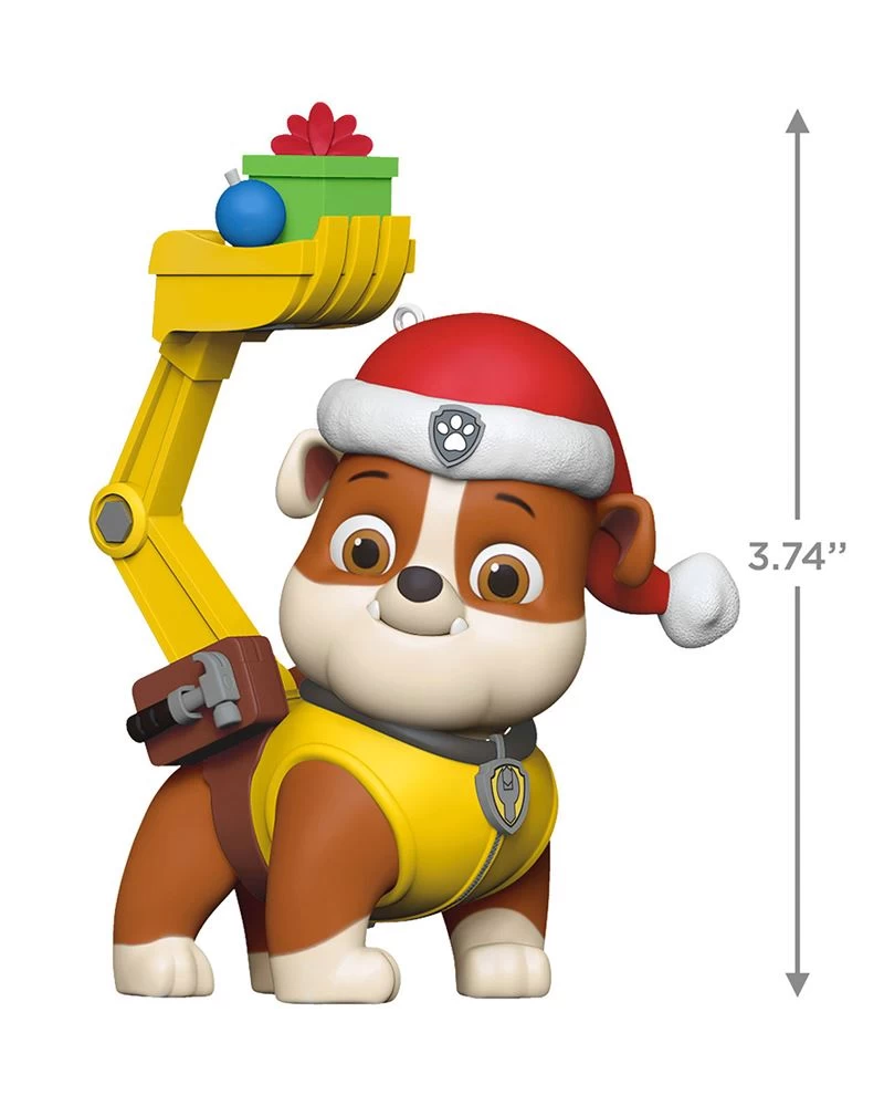 Hallmark Paw Patrol™ Rubble's Special Delivery Ornament 4 Hallmark Paw Patrol™ Rubble's Special Delivery Ornament - Image 4
