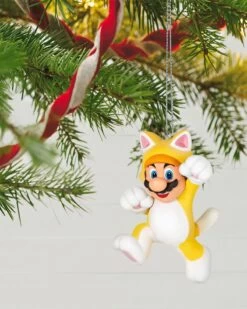Hallmark Nintendo Super Mario™ Powered Up With Mario Cat Ornament