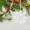 Hallmark Snowflake 2023 Porcelain Ornament