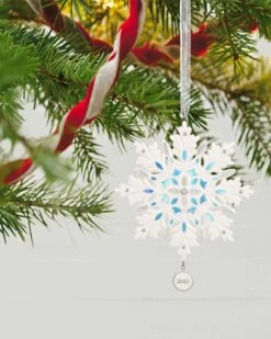 Hallmark Snowflake 2023 Porcelain Ornament