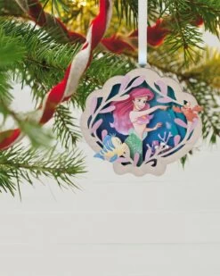 Hallmark Disney The Little Mermaid Ariel And Friends Papercraft Ornament