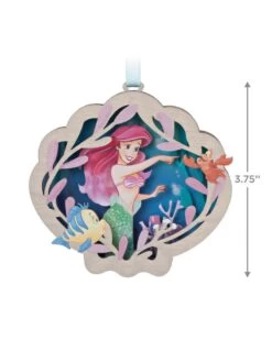 Hallmark Disney The Little Mermaid Ariel And Friends Papercraft Ornament -Toy store 000500 1000622099 NoColor ALT3